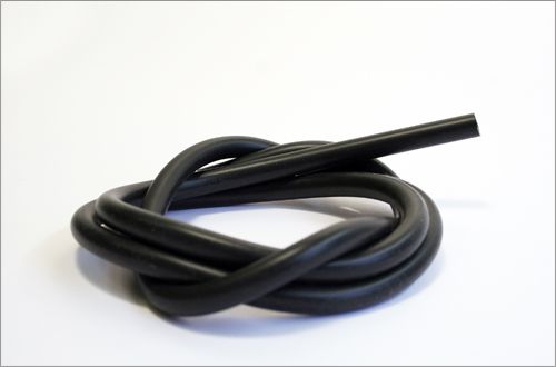 Silicone water tubing 4mm (BLACK) per metre